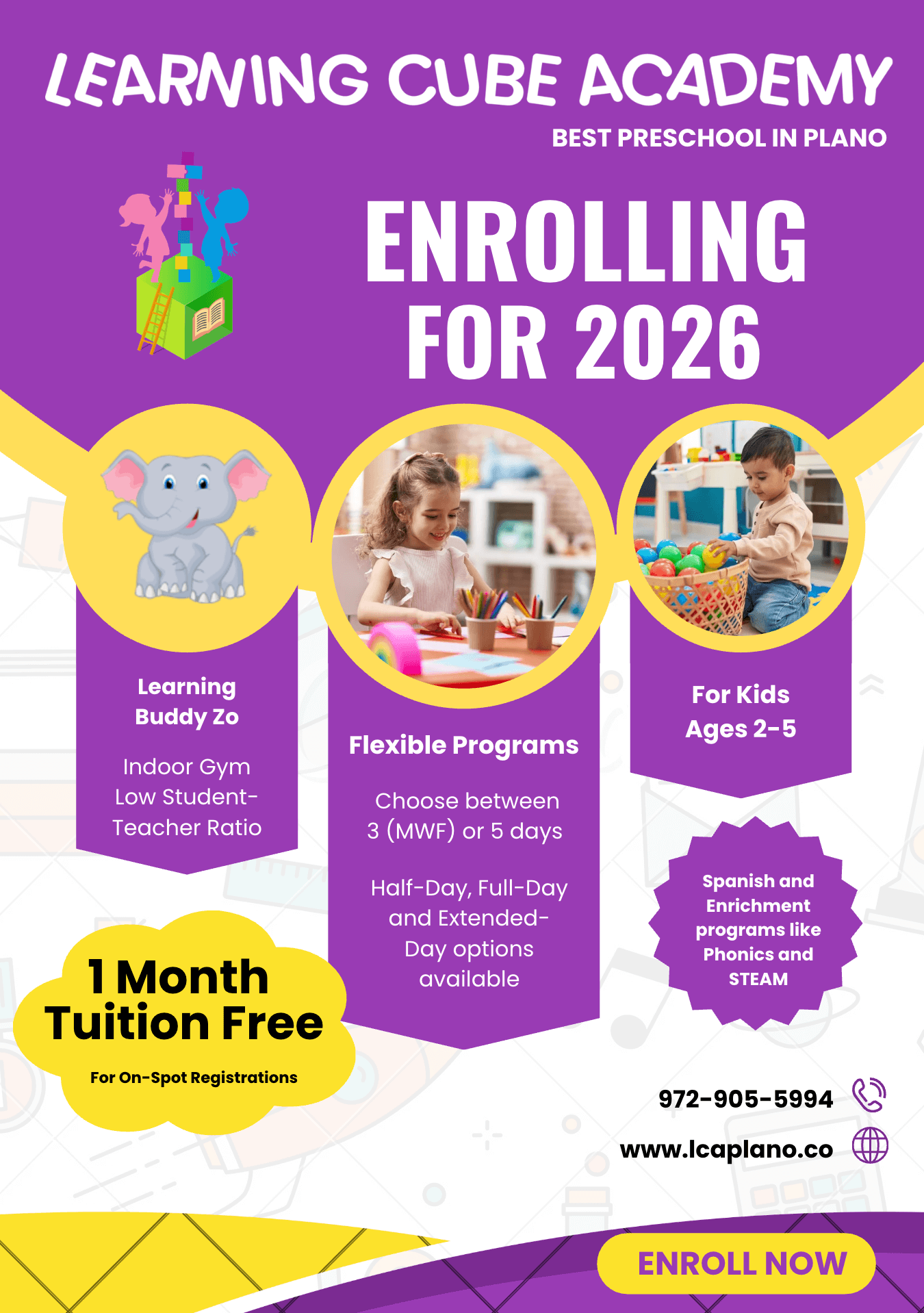 LCA Plano Enrolling for 2026